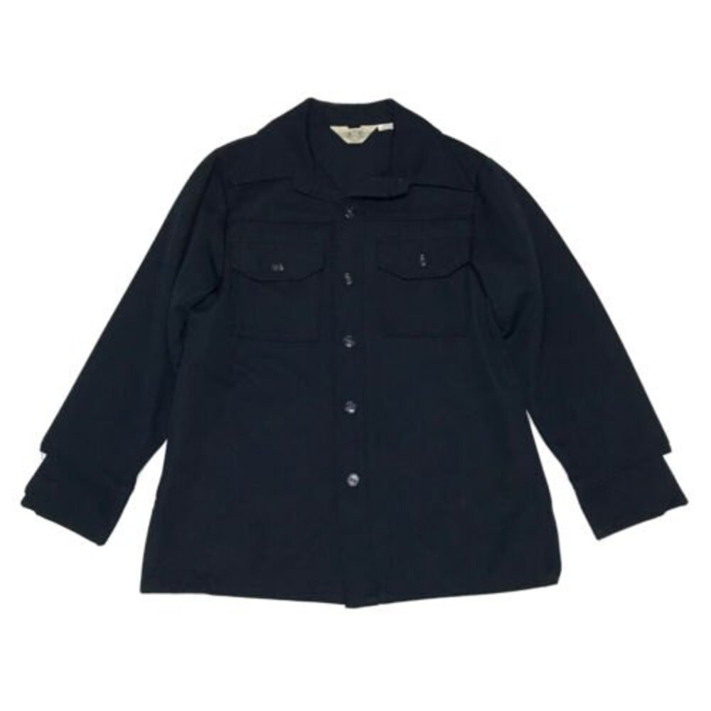 Vintage 60s 70s Levis Panatela Sportswear Shirt Size M Mens Navy Blue